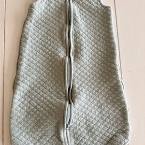 Hanna Andersson Quilted Light Sage Green Sleep Sack